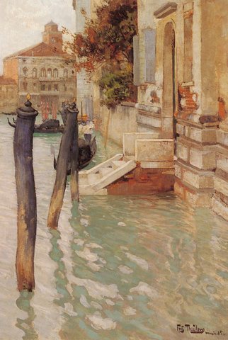 Thaulow Fritz On The Grand Canal Venice