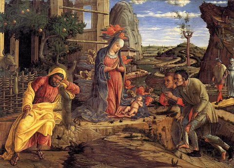 The Adoration of the Shepherds Manteg