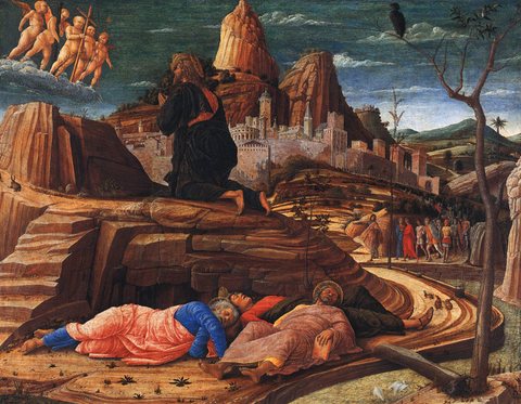 The agony in the garden Manteg