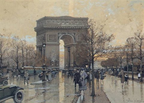 The Arc de Triomphe Paris
