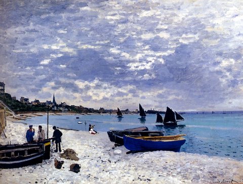 The Beach At Sainte Adresse