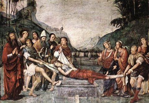 The Burial Of St Cecily