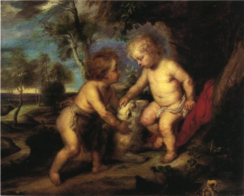 The Christ Child and the Infant St John after Rubens
