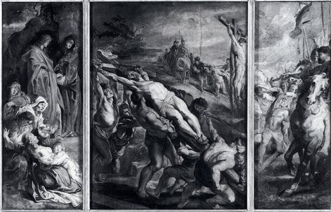 The Elevation Of The Cross Oil Sketch