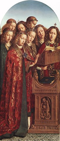 The Ghent Altarpiece Singing Angels