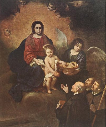 The Infant Jesus Distributing Bread to Pilgrims