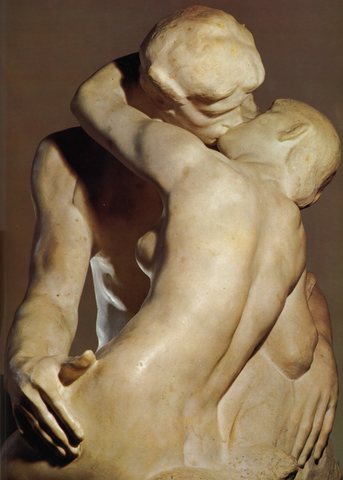 The Kiss detail from behind
