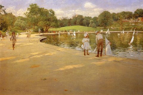 The Lake for Miniature Yachts aka Central Park