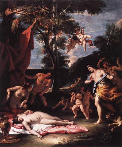 The Meeting Of Bacchus And Adriadne