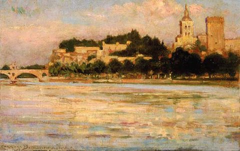 The Palace of the Popes and Pont d-Avignon
