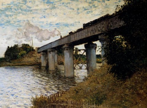 The Railway Bridge At Argenteuil