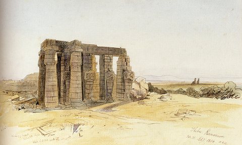 The ramessum Thebes