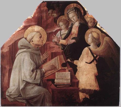 The Virgin Appears To St Bernard