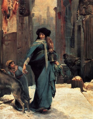 The Wolf of Agubbio detail