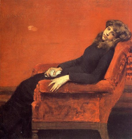 The Young Orphan Study of a Young Girl aka At Her Ease