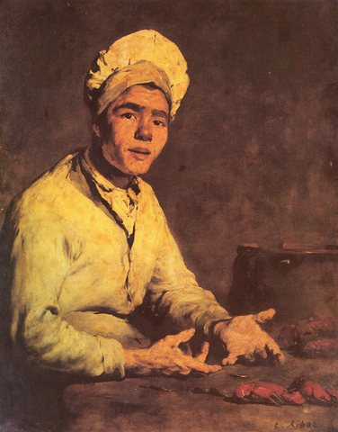 Theodule Augustin Le Cuisinier Aux Ecrevisses