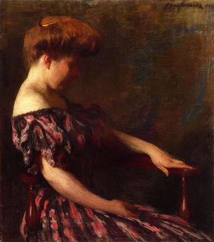 Thomas P A Flowered Gown