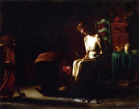 Thomas P Woman in a Rocking Chair