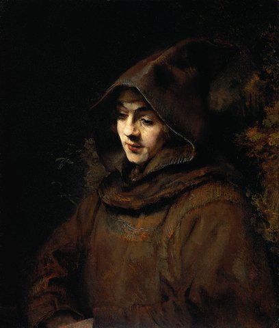 Titus van Rijn in a Monk-s Habit