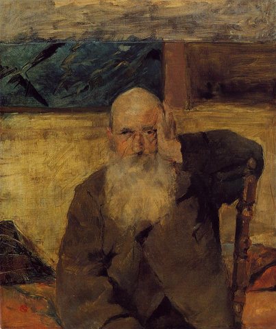 Toulouse Lautrec Henri de Old Man at Celeyran