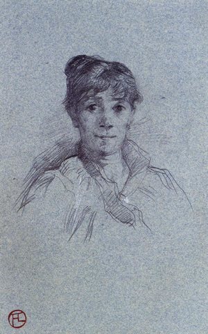 Toulouse Lautrec Henri de Portrait of a Woman