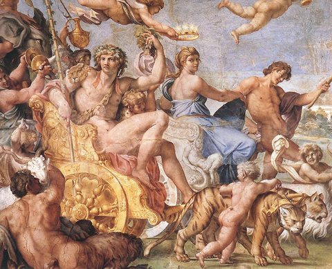 Triumph of Bacchus and Ariadne detail WGATriump