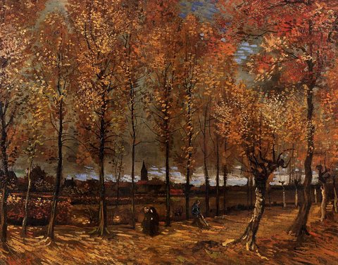 Van Gogh Vincent Lane with Poplars