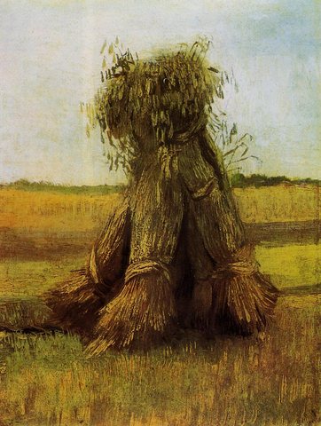 Van Gogh Vincent Sheaves of Wheat in a Field