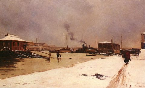 Vauthier Pierre Louis Leger Bas Port Du Pont De Tolbiac