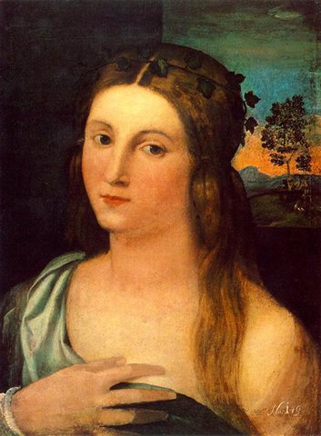 VECCHIO Portrait Of A Young Woman