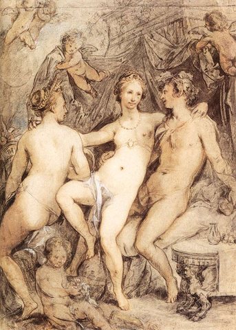 Venus Between Ceres And Bacchus