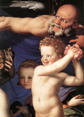 Venus Cupide and the Time detail