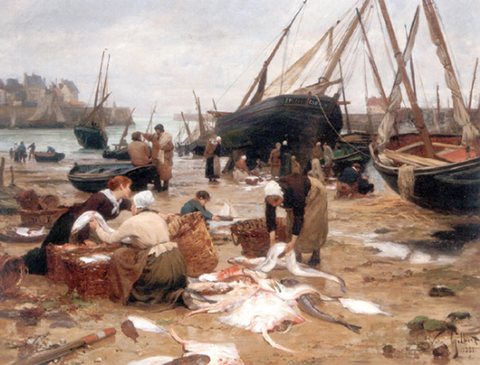 Victor Sorting the Fish