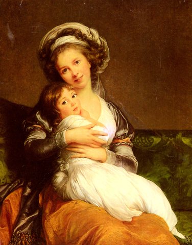 Vigee Lebrun Elisabeth Louise Madame Vigee Lebrun Et Sa Fille