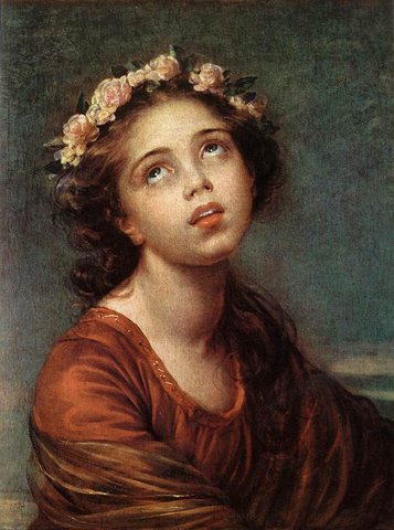 VIGEE LEBRUN Elisabeth The daughters Portrait