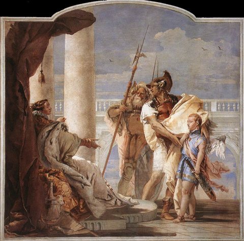 Villa Valmarana Aeneas Introducing Cupid Dressed as Ascanius to Dido