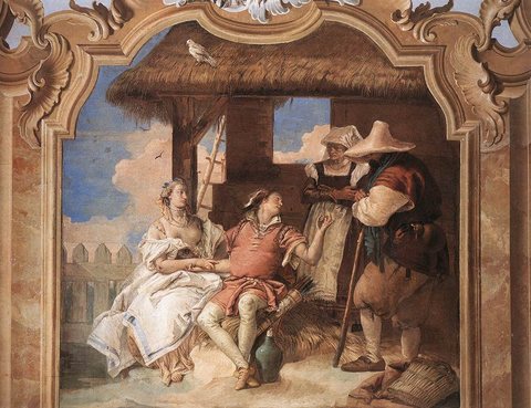 Villa Valmarana Angelica and Medoro with the Shepherds