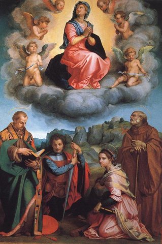 Virgin with Four Saints WGAVirgin