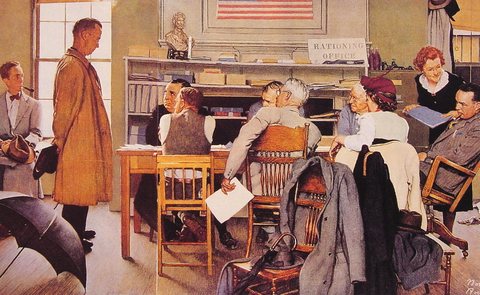 Visits A Ration Board