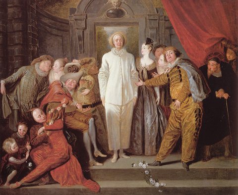 Watteau Les Comediens italiens