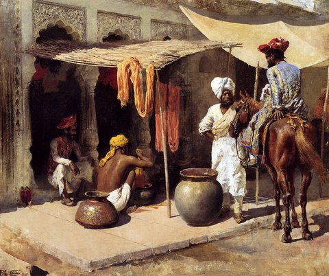 Weeks Edwin Outside An Indian Dye House