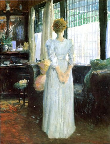 Weir Julian Alden In the Livingroom