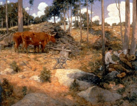 Weir Julian Alden Noonday Rest In New England