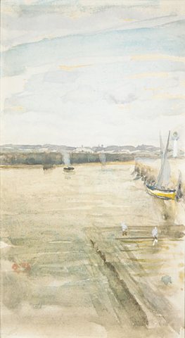 Whistler James Abbott Mc Neill Scene On The Mersey