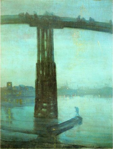 Whistler Nocturne Blue and Gold Old Battersea Bridge