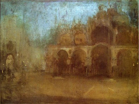 Whistler Nocturne Blue and Gold St Mark-s Venice