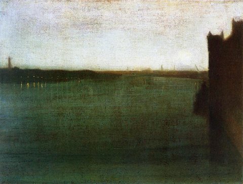 Whistler Nocturne Grey and Gold