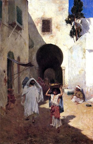 Willard L Street Scene Tangiers