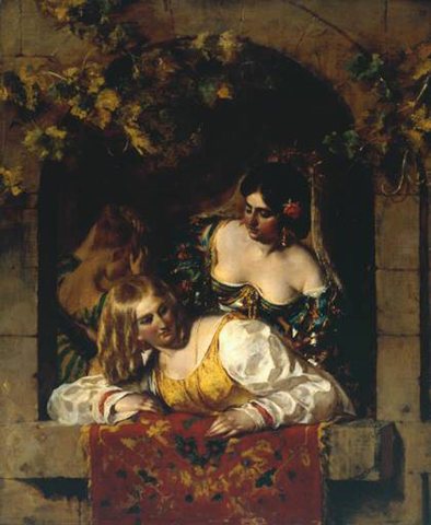 Window in Venice during a Festa