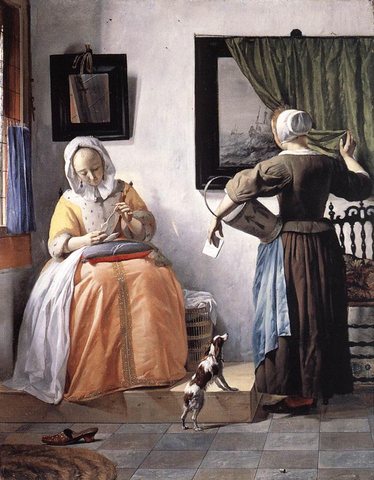 Woman Reading A Letter